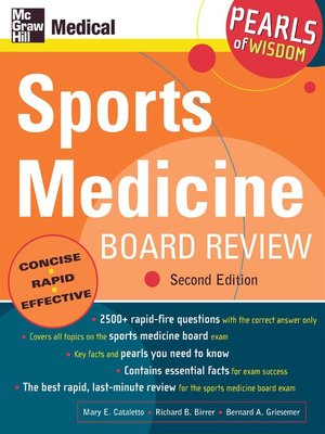 cover image of Sports Medicine Board Review